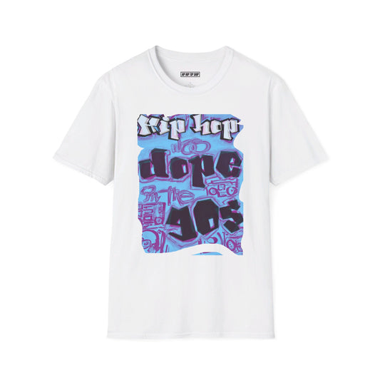 "Hip Hop Was Dope in the 90s" Graffiti T-Shirt | 90s Rap Influence | Unisex Soft-Style Tee